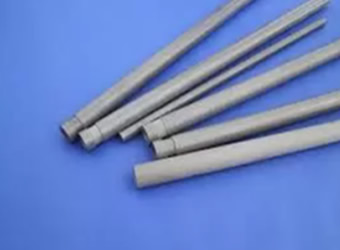 2.8g / Cm3 Silicon Nitride Tube , Si3n4 Protection Silicon Nitride Rod For Thermocouple