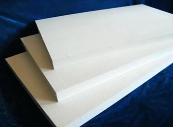 High Temperature Ceramic Fiber Board , Smooth Surface Fireproof Fiber Board