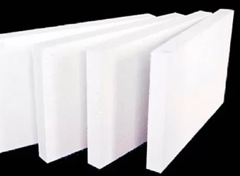 White Ceramic Fiber Board , Ceramic Alumina Fiber Board For Furnace Chamber