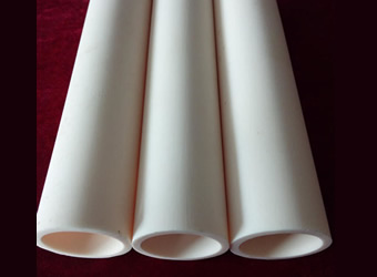 99.6 % Al2O3 Alumina Ceramic Tube , Wear Resistance Alumina Ceramic Pipe