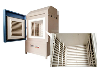 Electric Ceramic Oven Debinding Furnace , 1100 C High Temperature Box Furnace