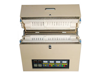 Double Layer Lab Tube Furnace 1200 C With Configuration Molecular Pump