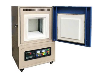 SiC Heating Element Industrial Muffle Furnace 1400 C Over Temperature Alarm