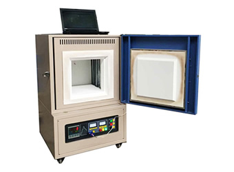 SiC Heating Element Digital Muffle Furnace 1400 C High Temperature Strength Structured